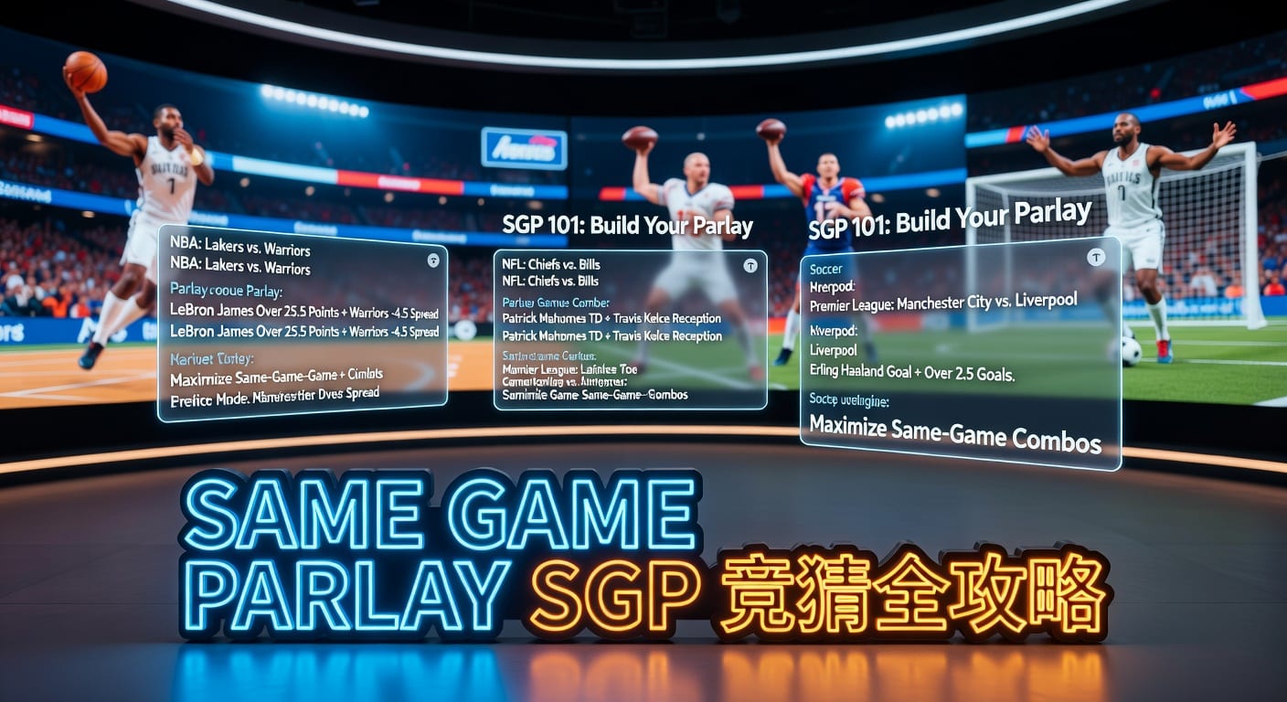 Same Game Parlay SGP投注指南：2026高手策略