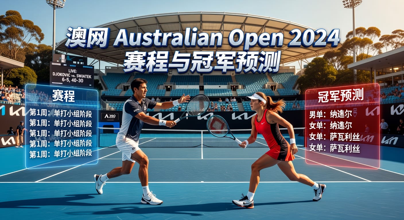 2026澳网 Australian Open 赛程与冠军赔率预测
