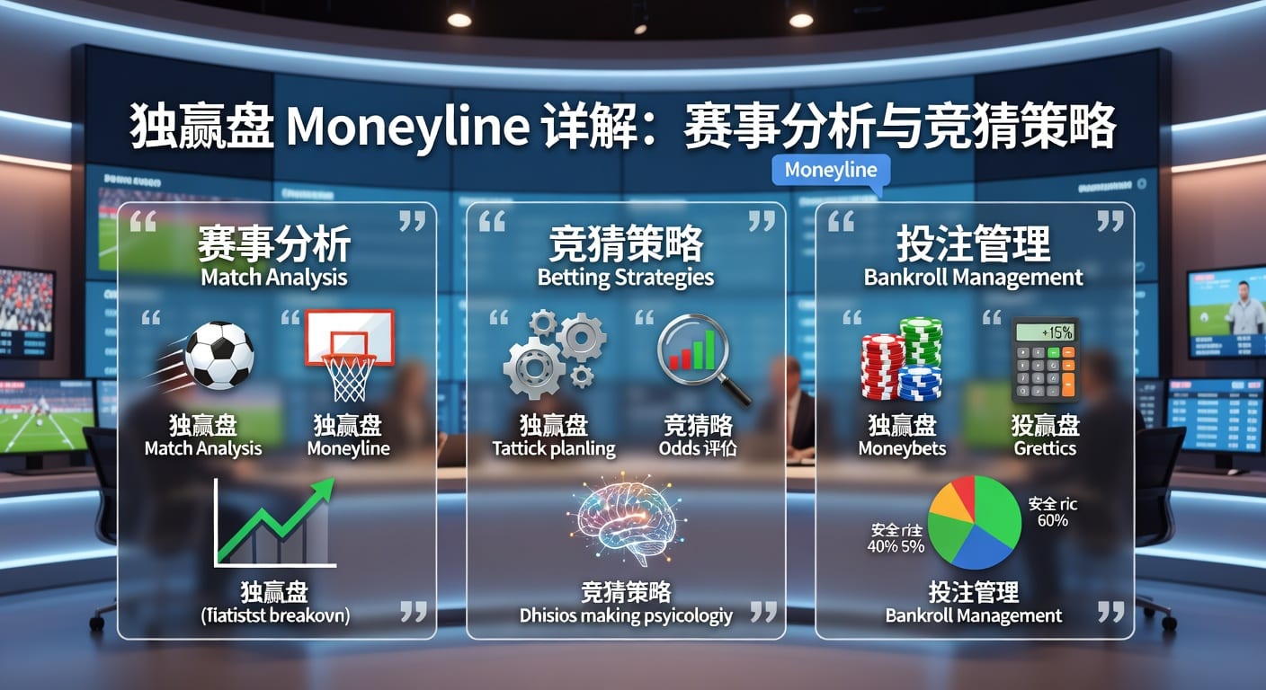 独赢盘 moneyline：胜负盘规则与投注技巧